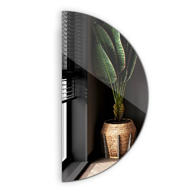 Spegel halvcirkel 30x60 cm