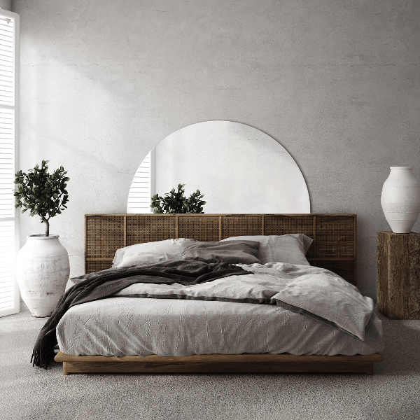 Spegel halvcirkel 30x60 cm