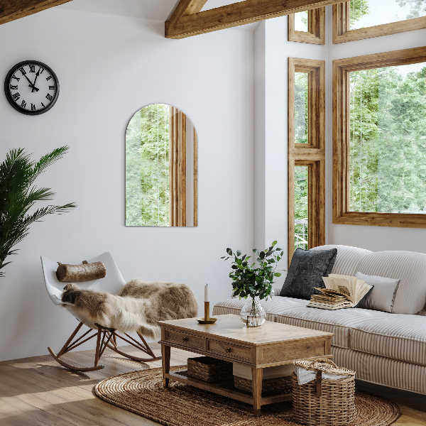 Halv-oval spegel 40x70 cm