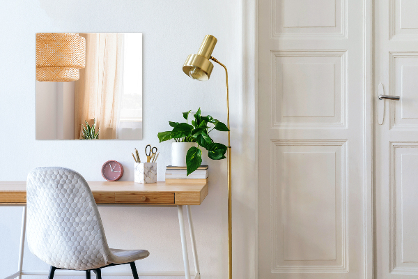 Rektangulär spegel utan ram badrum 60x40 cm