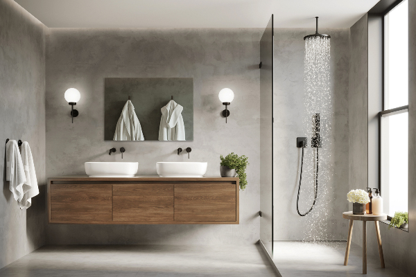 Rektangulär spegel utan ram badrum 60x40 cm