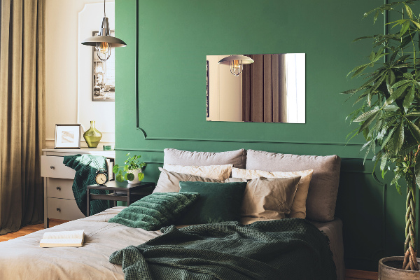 Rektangulär spegel dekorativ utan ram 70x50 cm