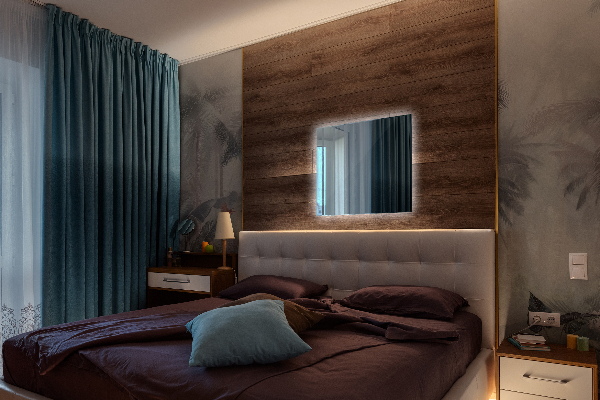 Rektangulär spegel 50x50 cm