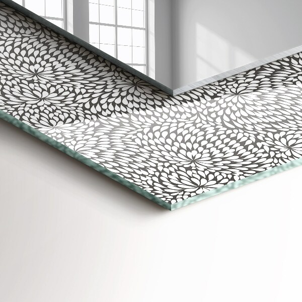 Spegel med tryckt ram 3D-teman