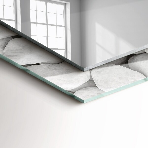 Spegel med tryck Abstrakta linjer