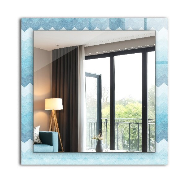 Spegel med tryck Gradient sicksack mönster