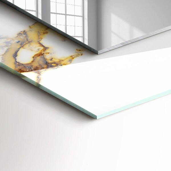 Spegel med tryck Marmor med ådror