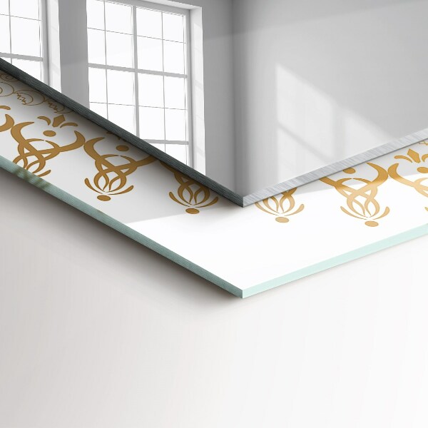 Spegel med tryck Mandala mönster