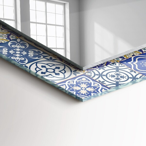 Spegel med tryck Färgglada mosaiker