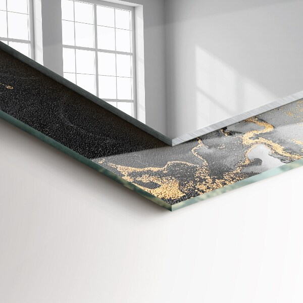 Spegel med tryck Samtida abstrakt konst