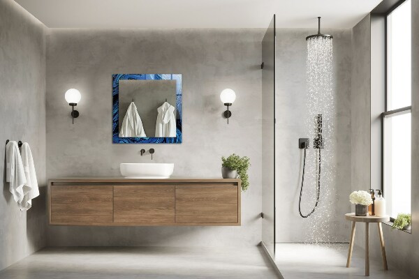 Spegel med tryck Skiss av kvinnliga silhuetter