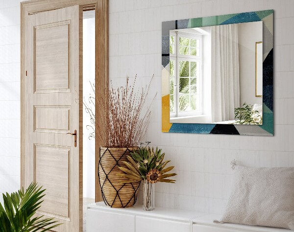 Spegel med tryckt ram Färgglada motiv