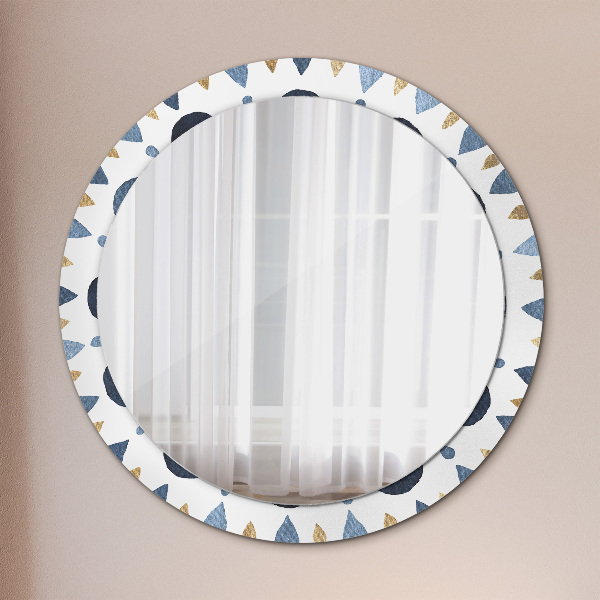 Rund spegel elegant Månen mandala