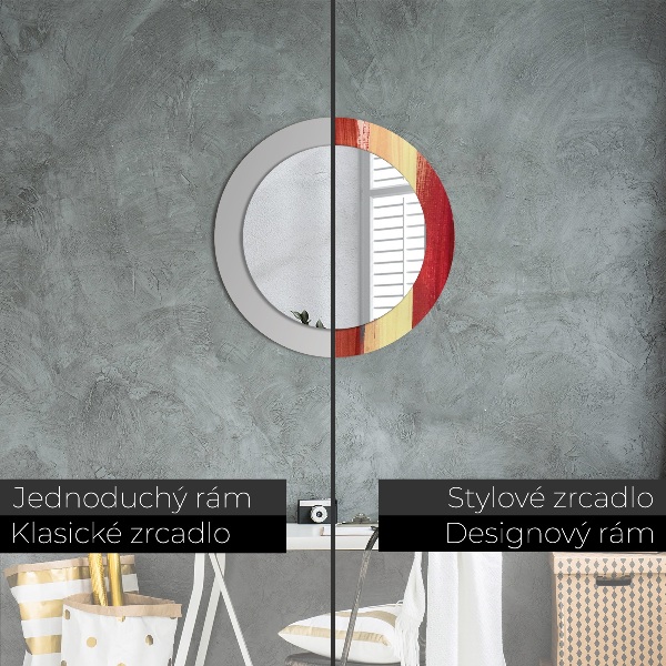 Rund spegel elegant Abstrakt bild