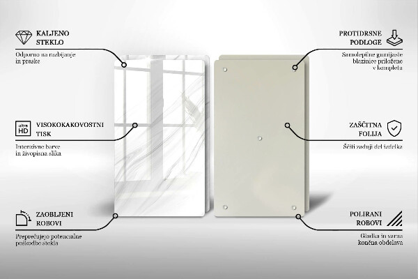 Kokkärlskydd Delikat marmor