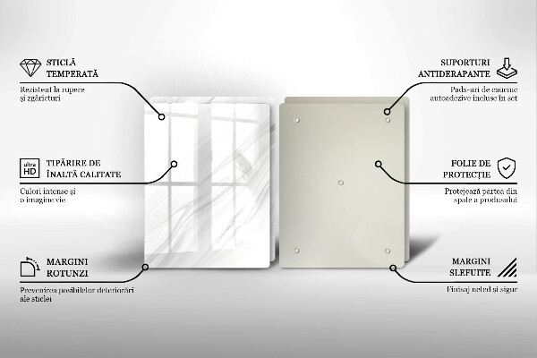 Kokkärlskydd Delikat marmor