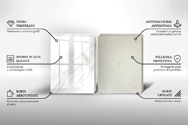 Kokkärlskydd Delikat marmor
