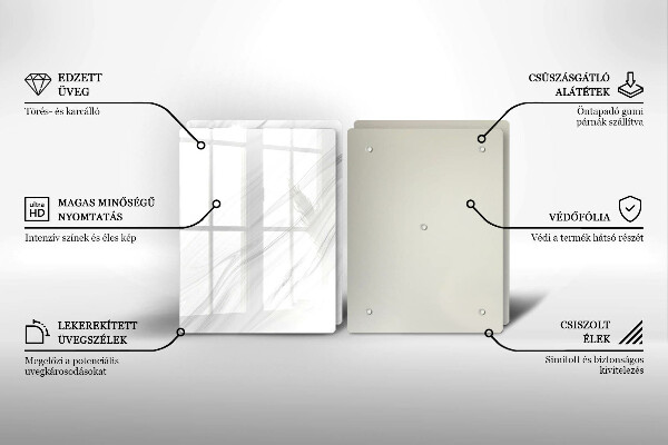 Kokkärlskydd Delikat marmor