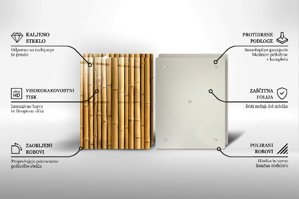 Glashällskydd Natur boho bambu