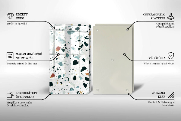 Skyddsplatta för spis Ljus stengres