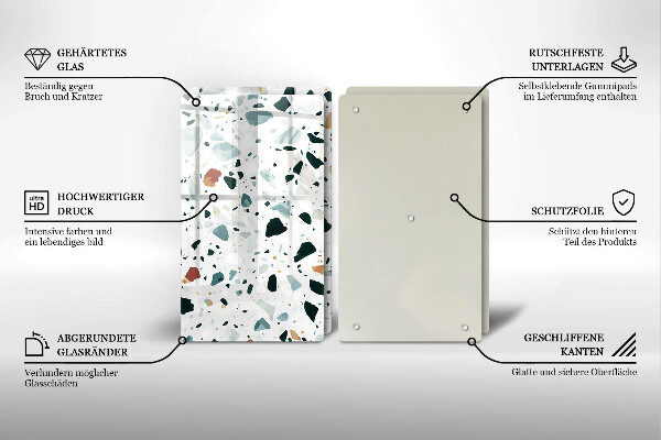 Skyddsplatta för spis Ljus stengres