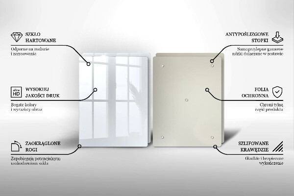 Skyddsplatta för spis Färg vit