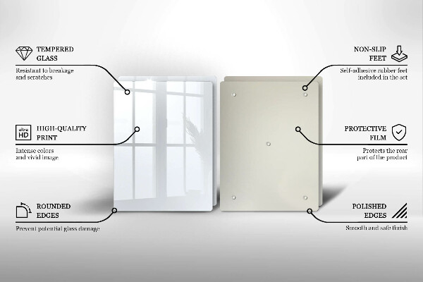 Skyddsplatta för spis Färg vit