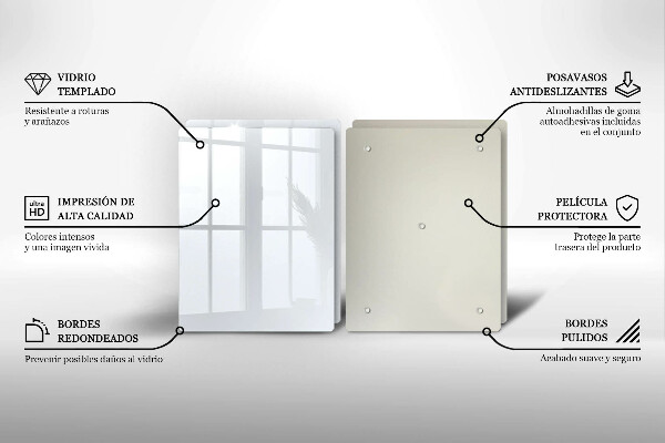 Skyddsplatta för spis Färg vit