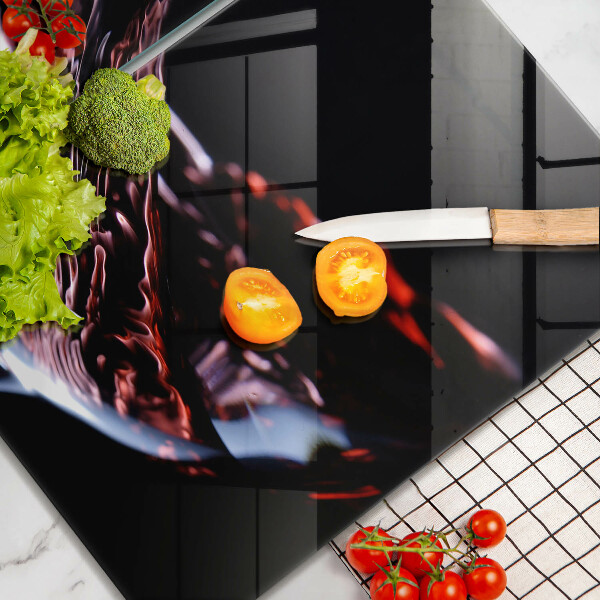 Spisskyddsplatta Ett glas rött vin