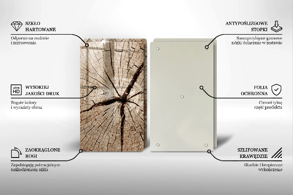 Kokkärlskydd Tvärsnitt av ett träd