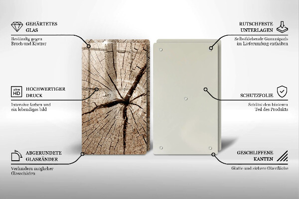 Kokkärlskydd Tvärsnitt av ett träd