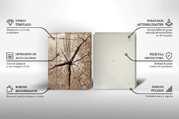 Kokkärlskydd Tvärsnitt av ett träd