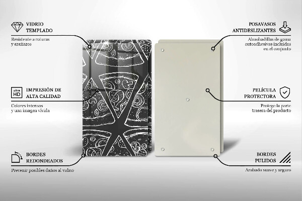 Kokkärlskydd Pizza illustration