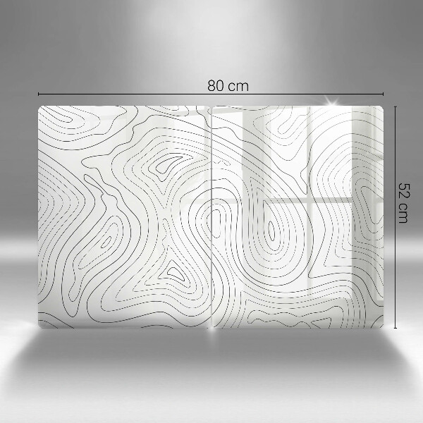 Glashällskydd Abstraktionsformer