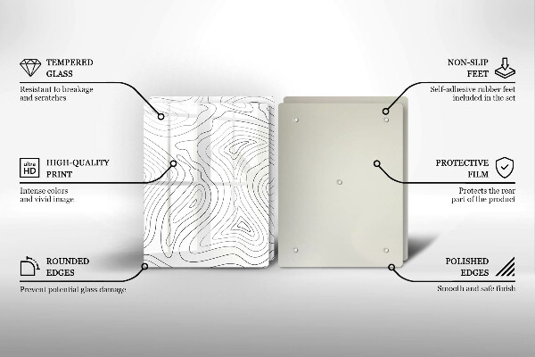 Glashällskydd Abstraktionsformer