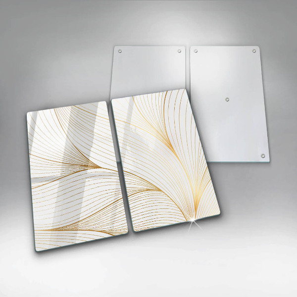 Glashällskydd Modernt linjemönster