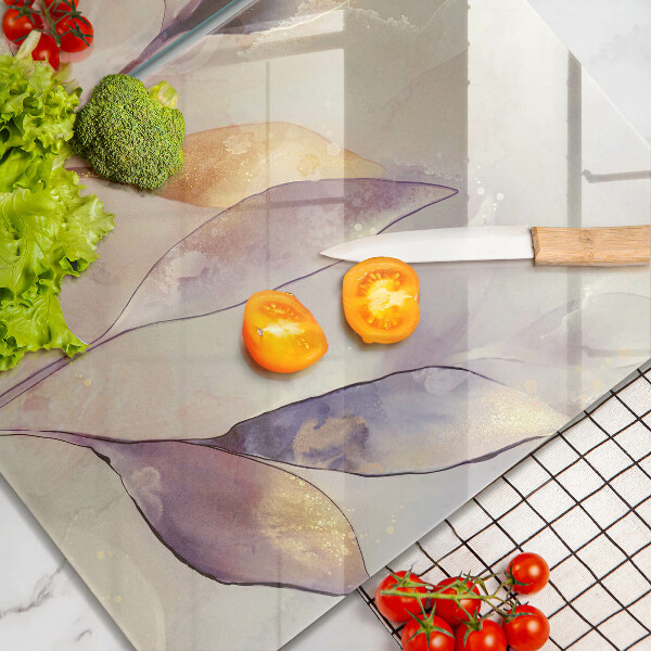 Skydd för induktionsspis Målade boho löv