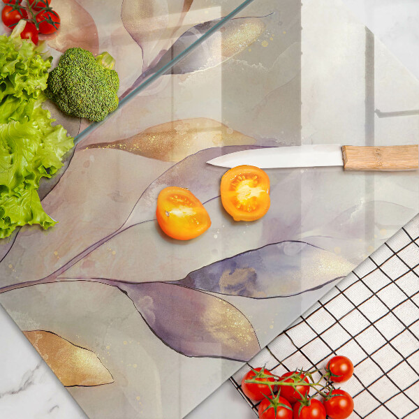 Skydd för induktionsspis Målade boho löv