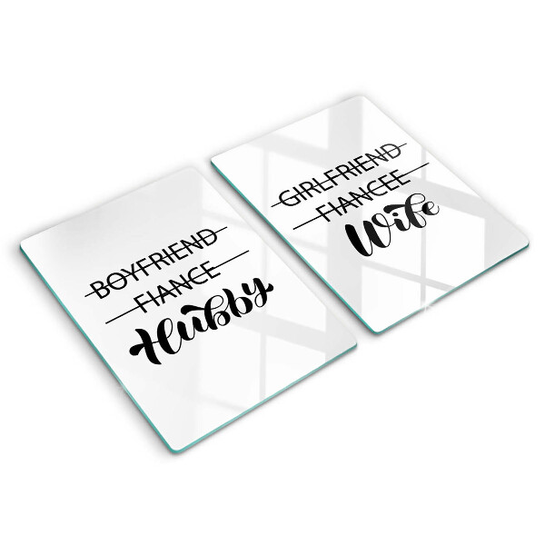 Skydd för induktionsspis Inskrift, mening, mönster