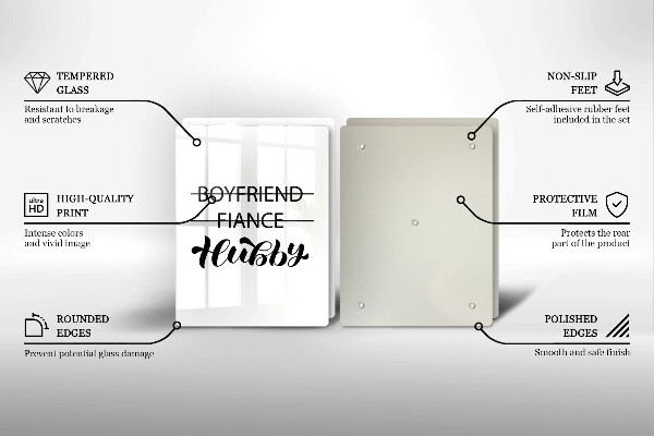 Skydd för induktionsspis Inskrift, mening, mönster