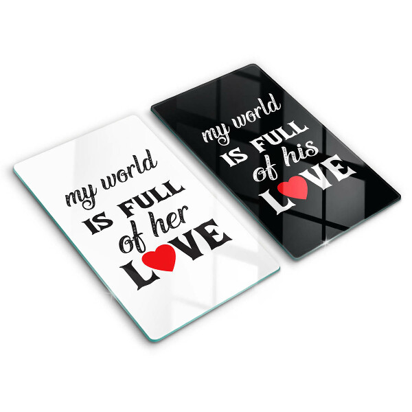 Skydd för spis Inskrift, mening