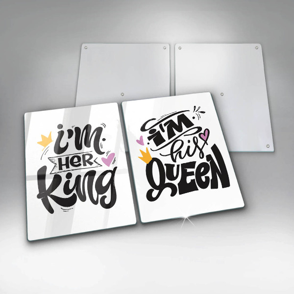 Skydd för spis Inskrift, mening