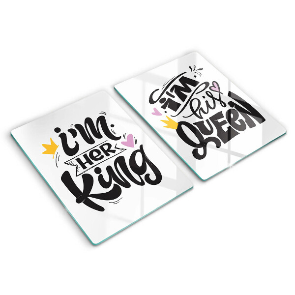 Skydd för spis Inskrift, mening