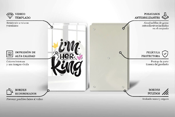 Skydd för spis Inskrift, mening