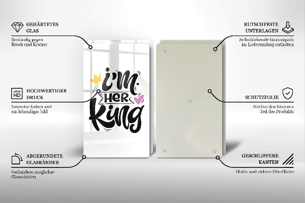 Skydd för spis Inskrift, mening