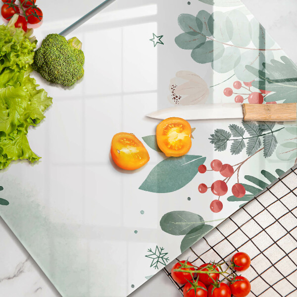 Spisskyddsplatta Akvarell blad