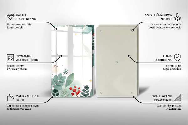 Spisskyddsplatta Akvarell blad