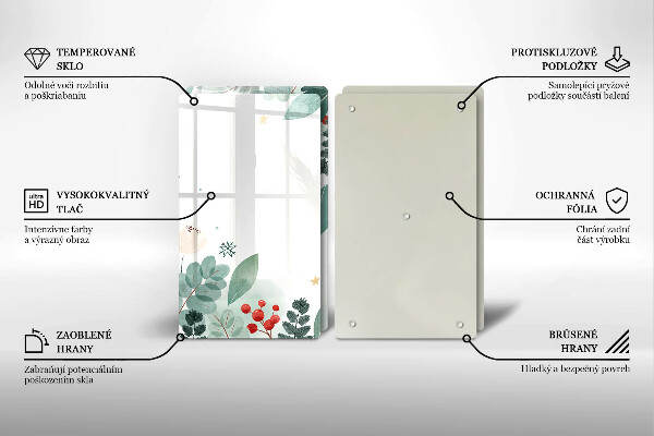 Spisskyddsplatta Akvarell blad