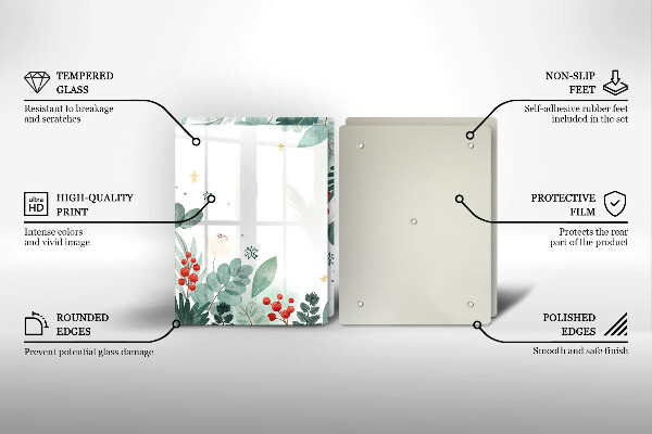 Spisskyddsplatta Akvarell blad