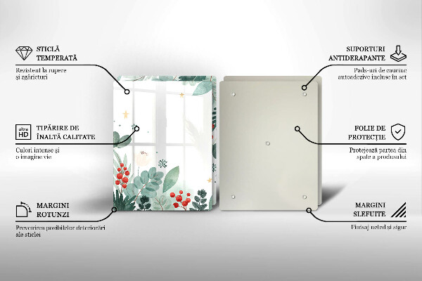 Spisskyddsplatta Akvarell blad